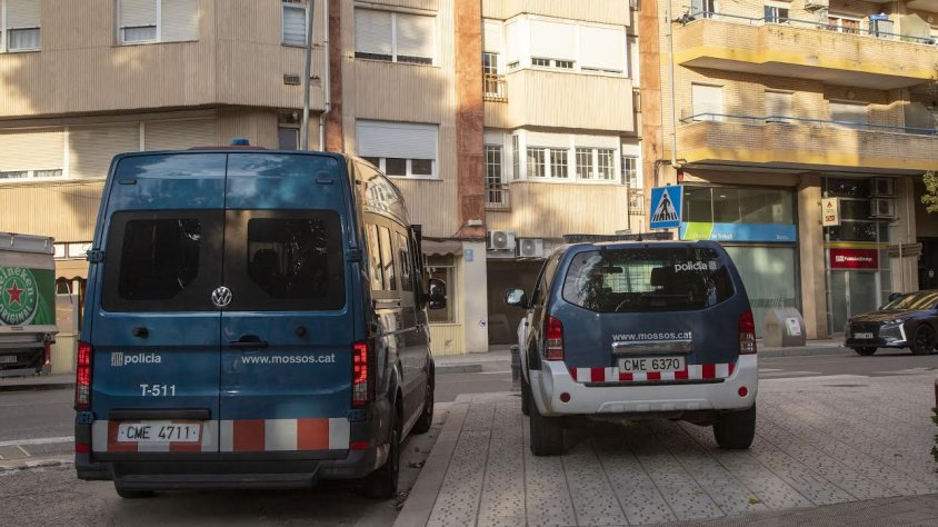 Desplegament policial a la zona aquest matí