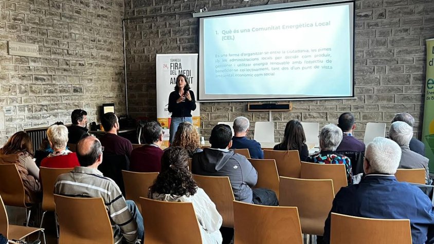 Un moment de la jornada sobre comunitats energètiques de dissabte