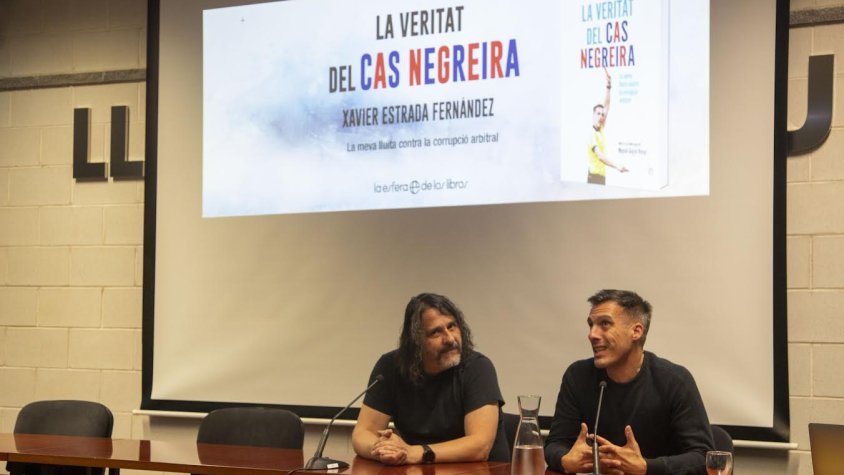 Xavier Estrada va presentar dissabte el llibre ‘La veritat del cas Negreira’