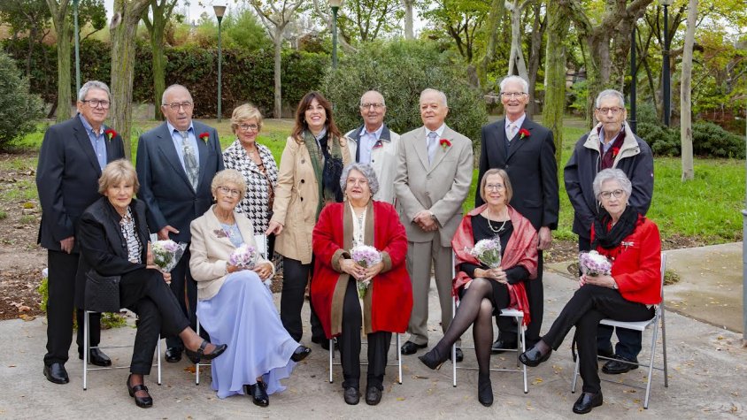 Festa de les Noces d'Or 2024 celebrada al Casal Cívic de Tàrrega