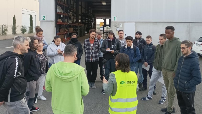 Una de les visites