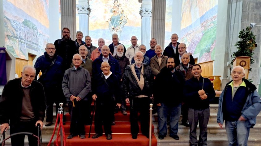 Visita dels Pares Escolapis de Catalunya a la Parroquial de Tàrrega