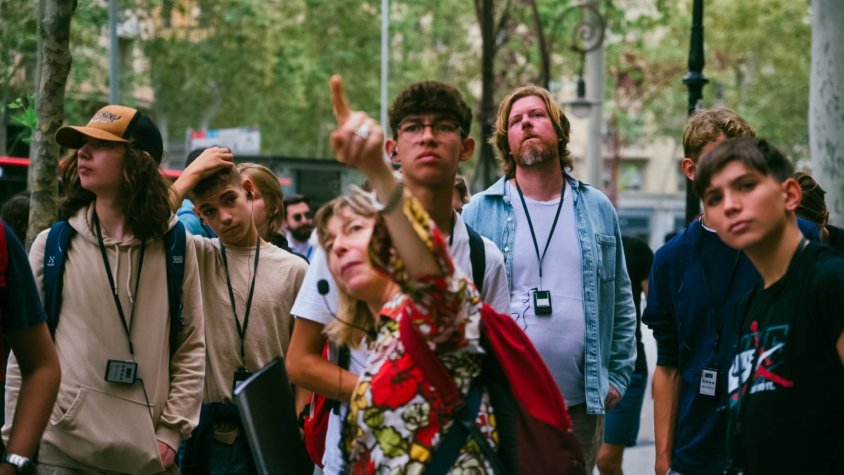 Una de les visites a la ciutat