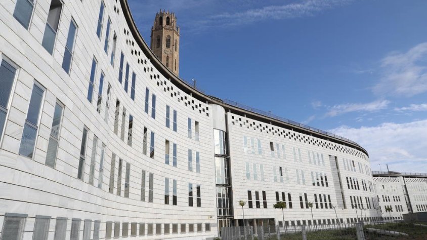 Vista dels jutjats de Lleida