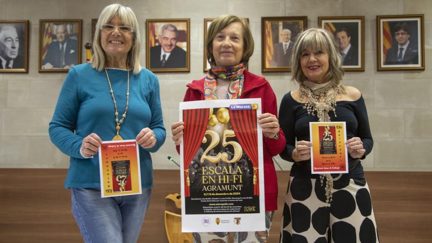Presentació de l'escala en hi-fi solidari d'Agramunt