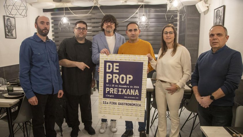 Presentació del certamen al restaurant L’Estoneta de Vilanova de Bellpuig