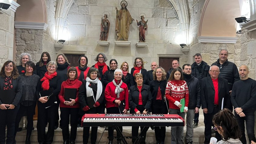Un moment del concert a Llorenç de Rocafort