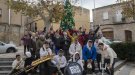 Arbre de Nadal de ganxet per La Marató de 3Cat a Ciutadilla