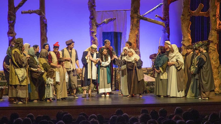 Un moment de l'escenificació