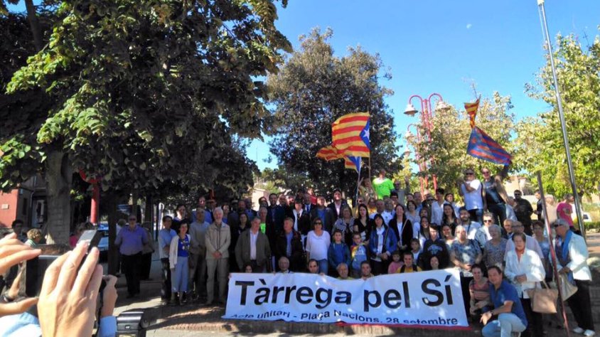 Junts per Tàrrega reclama el compromís institucional amb el mandat de l'1-O