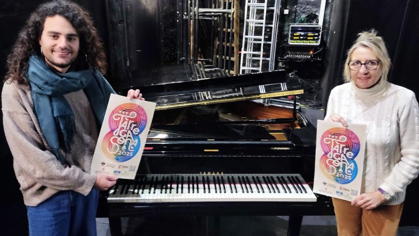 Presentació del Tàrrega Sona 2025 a la tramoia del Teatre Ateneu