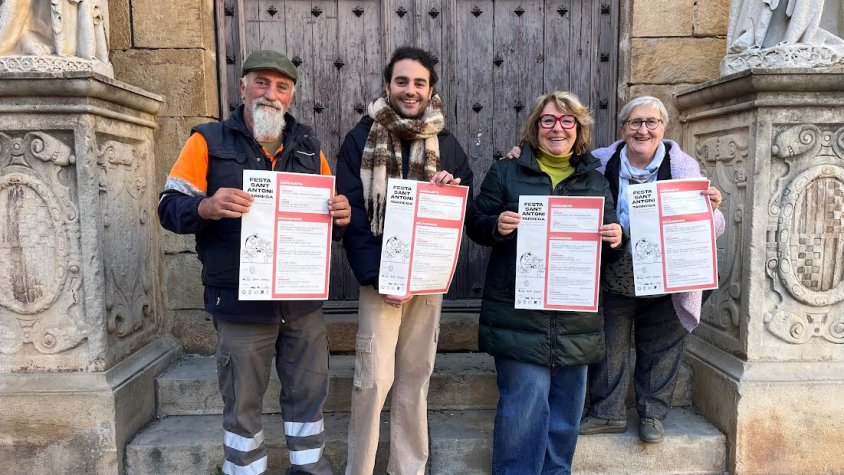 Membres de l'organització de la festa