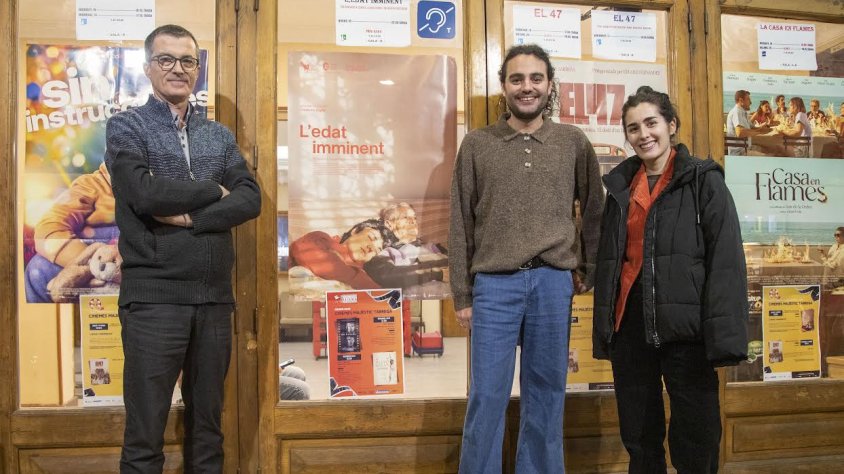 Laura Serra, membre de l’equip tècnic de 'L'edat imminent', va presentar el film