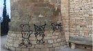 Denuncien pintades a les torrasses del Parc de Sant Eloi de Tàrrega