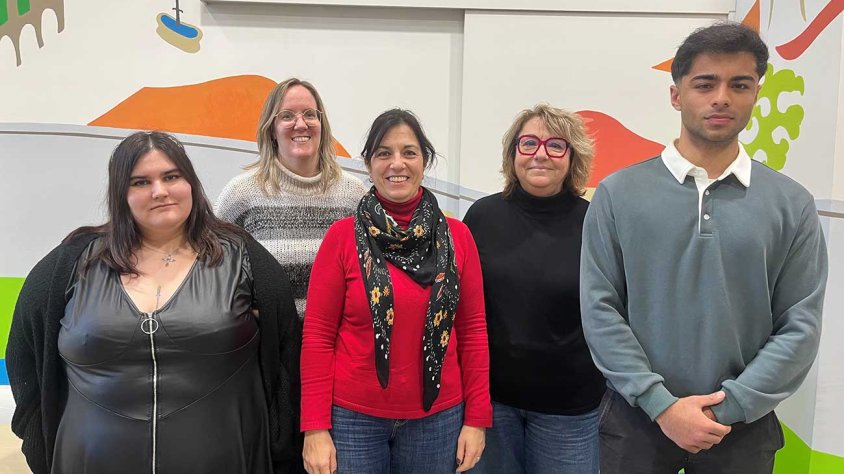 Els dos joves que s'incorporen al consistori amb autoritats locals