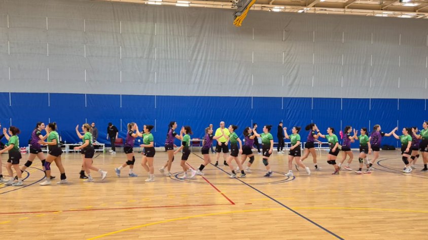 Salutació en un dels partits
