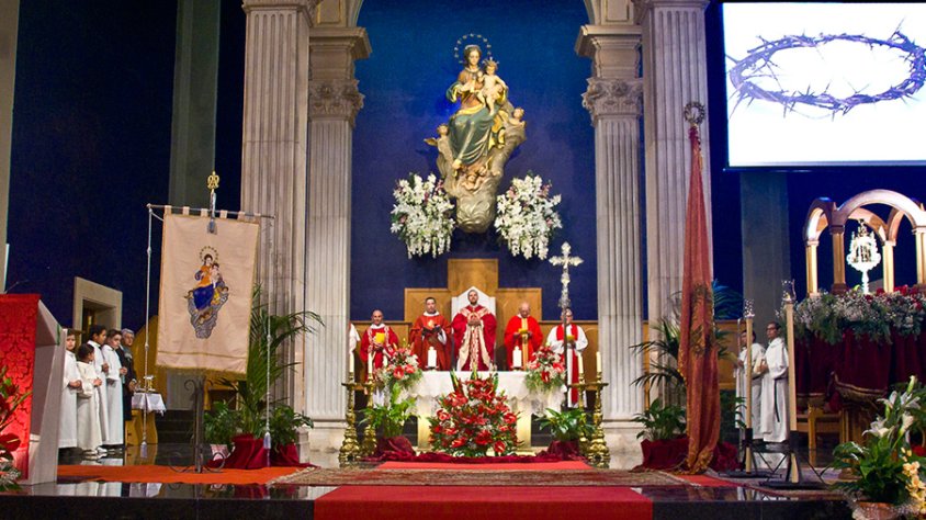 L'Eucaristia solemne en la Festa de les Santes Espines presidida pel bisbe Xavier Novell