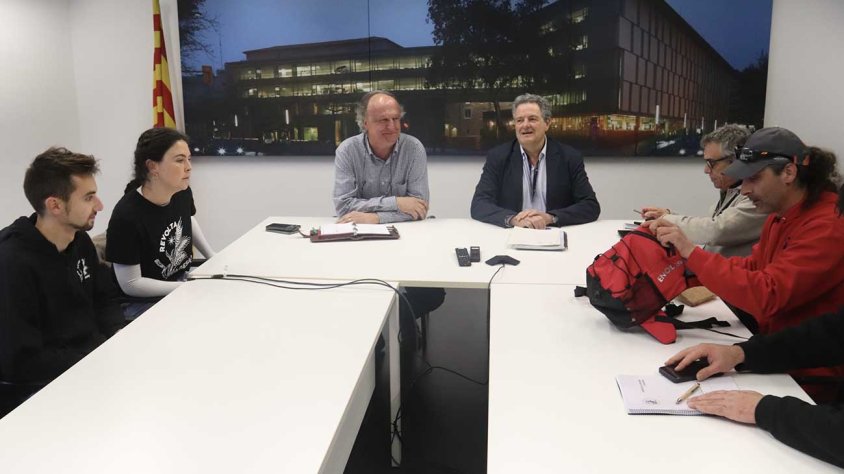 Reunió de Revolta Pagesa amb representants del govern de la Generalitat