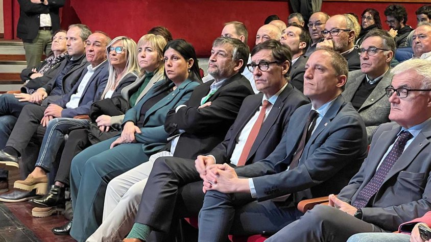 Salvador Illa al Congrés d'Unió de Pagesos a Mollerussa