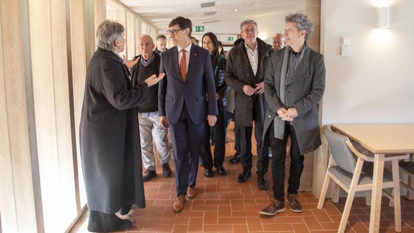 Recorregut inaugural a les instal·lacions