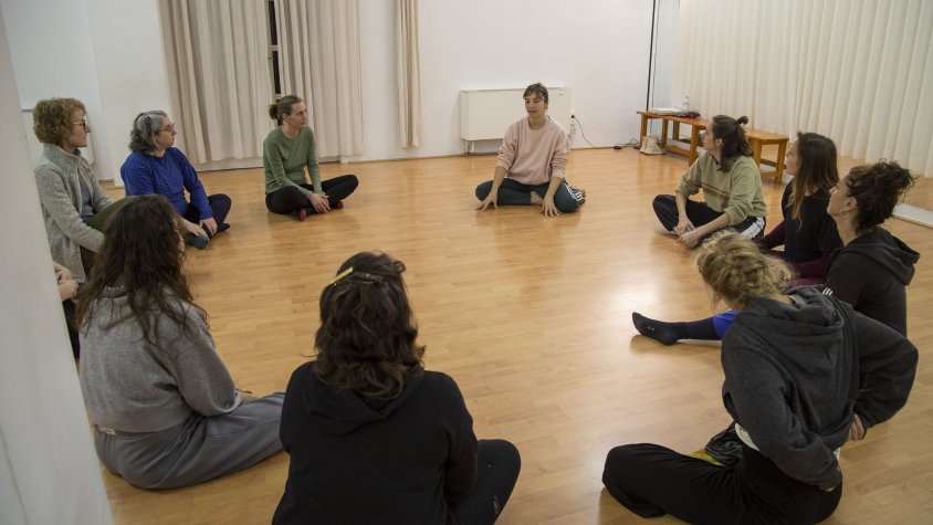 Maria Salarich va oferir divendres i dissabte el taller 'Keepmoving'