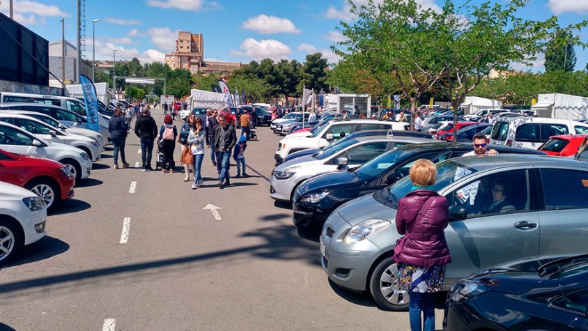 Visitants al certamen durant el cap de setmana