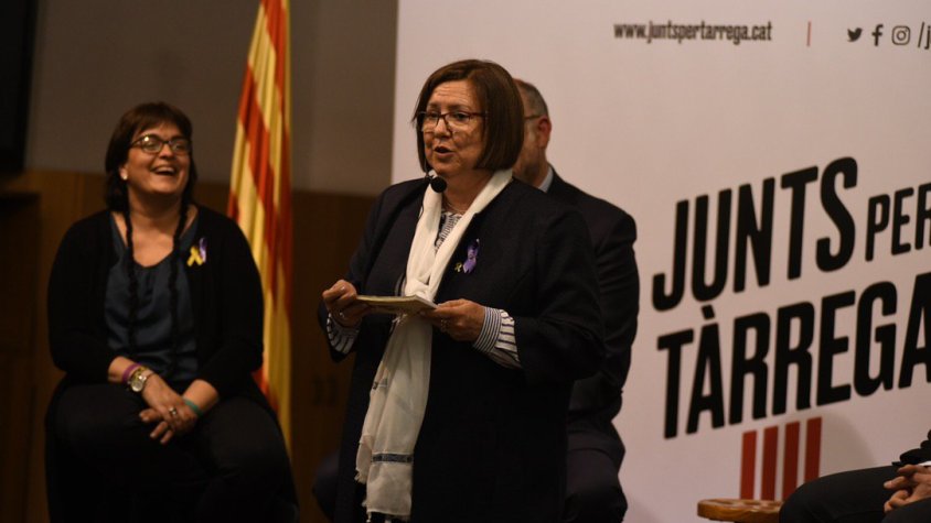 Rosa Maria Perelló durant un acte recent