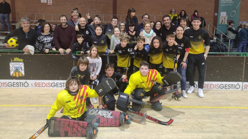 El Benjamí B celebrant la victòria