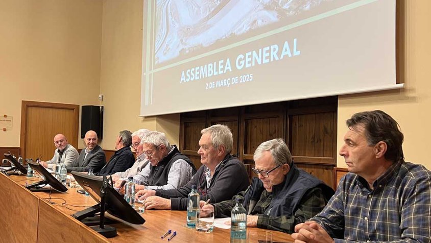 Un moment de l'assemblea celebrada aquest diumenge