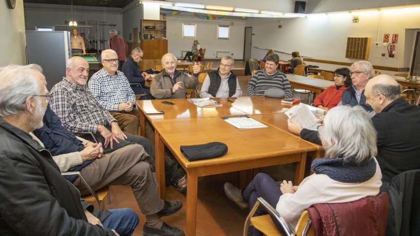 Una de les últimes tertúlies al Casal Cívic