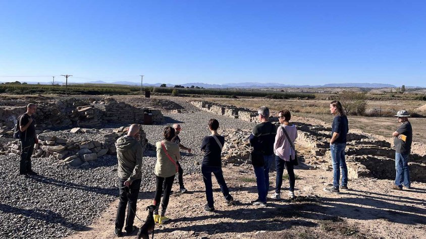 Imatge d'arxiu d'una visita guiada al Molí d'Espígol