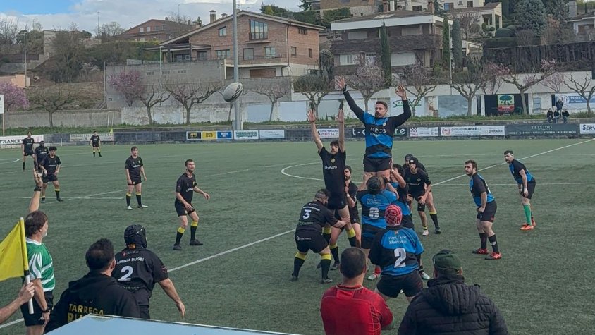 Una jugada del partit