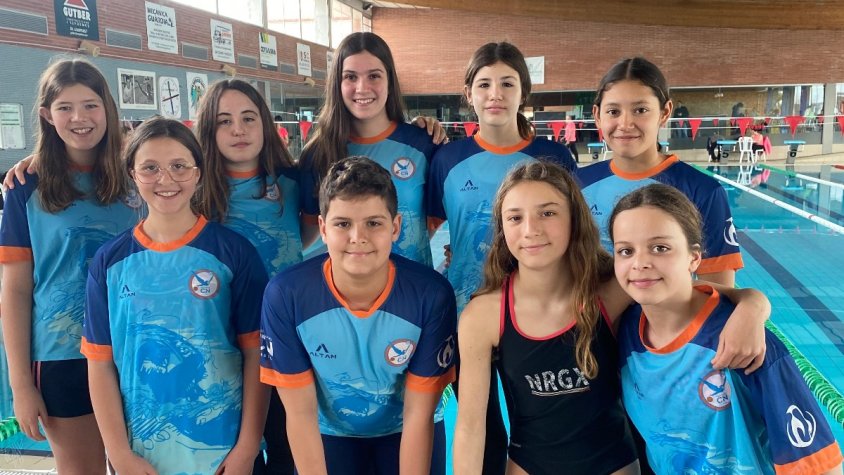Nedadors alevins a Cervera
