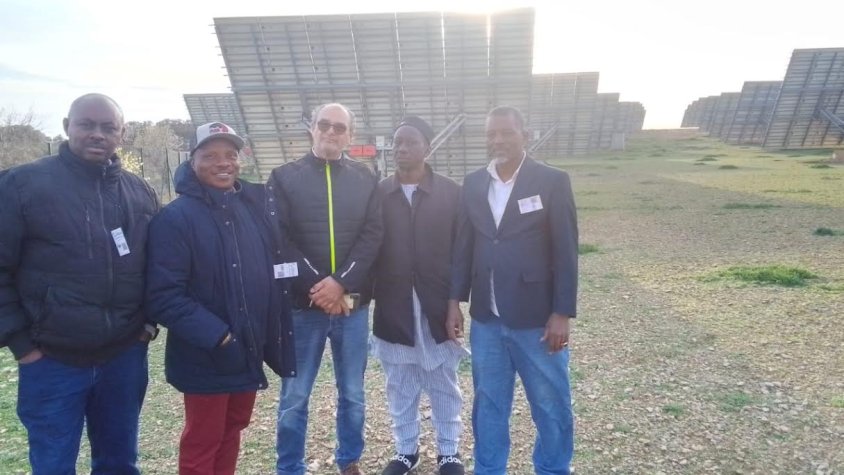 Una delegació de guineans es va desplaçar fins a Tàrrega a començaments de març