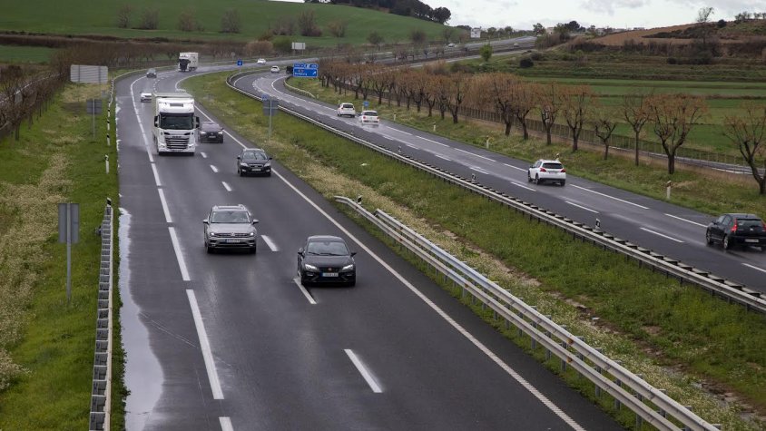 L’accident va tenir lloc a l’A-2 al seu pas per Vilagrassa ahir a les sis del matí
