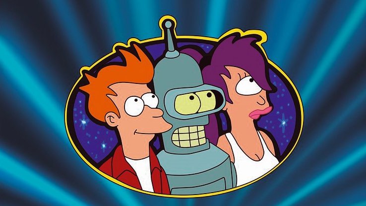 Els protagonistes de Futurama