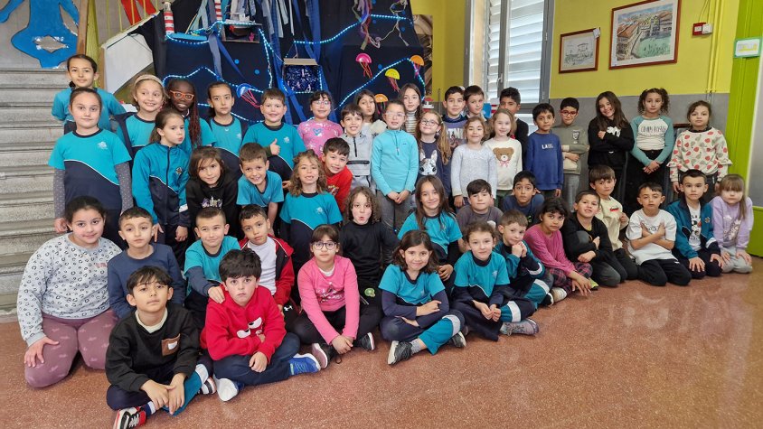 Foto de grup de l'alumnat de 2n de Primària