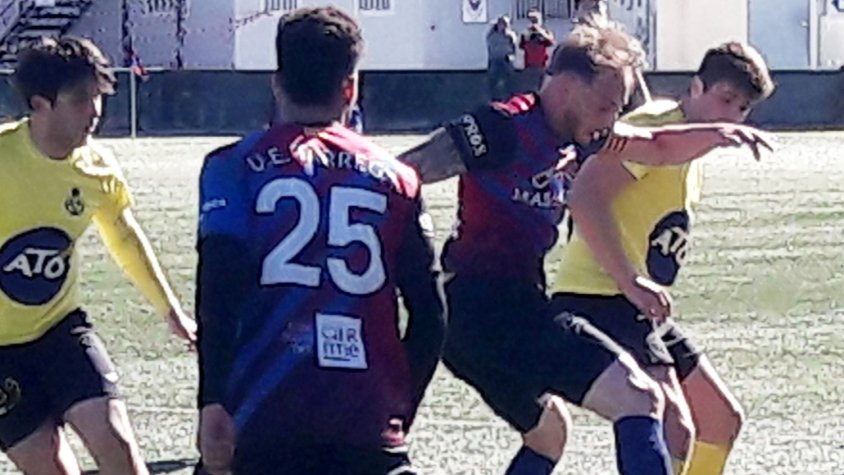 Un moment del partit