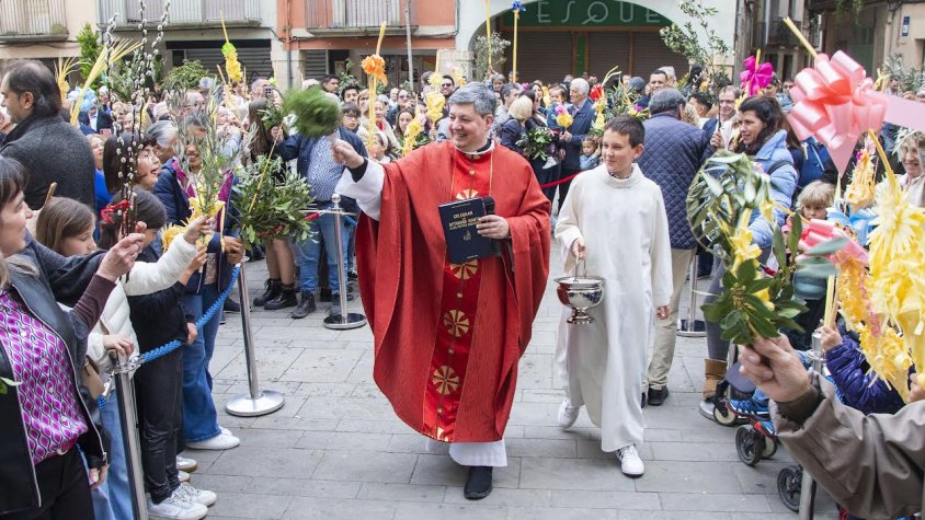 La benedicció, a càrrec de mn. Xavier Romero