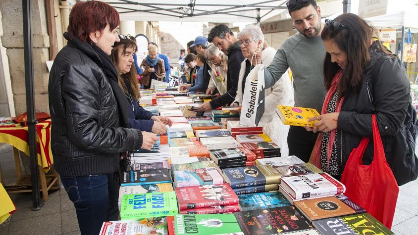 Una de les parades de llibres