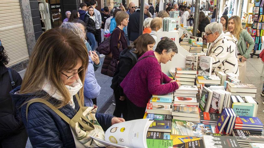 Una de les parades de llibres