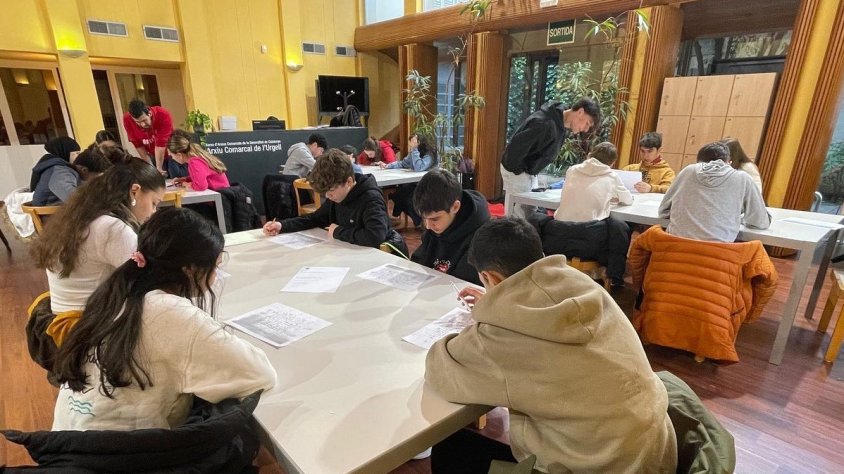 Un dels tallers del Servei Educatiu