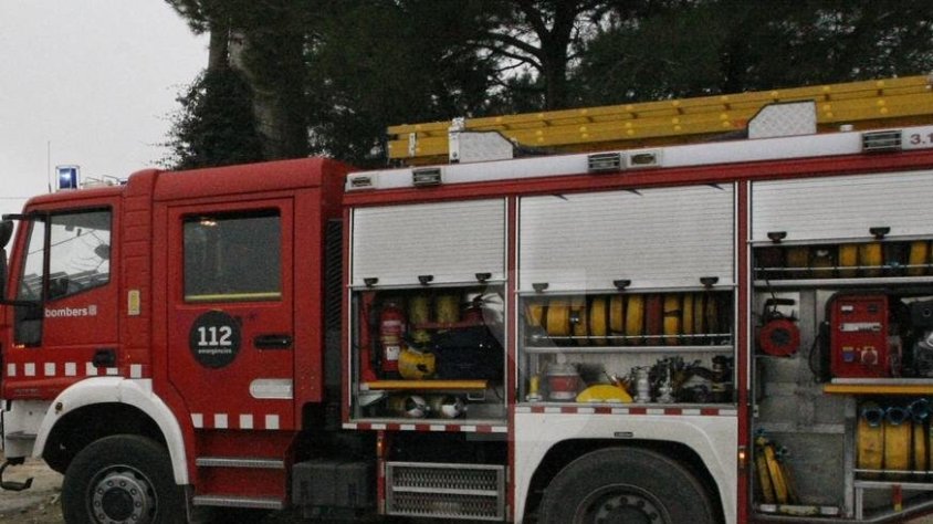 Imatge d'arxiu d'un camió de Bombers