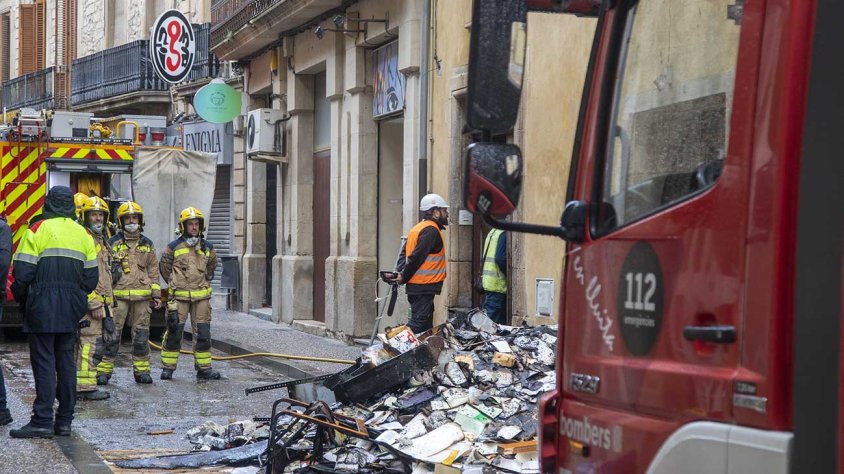 Els serveis d'emergència treballant al lloc