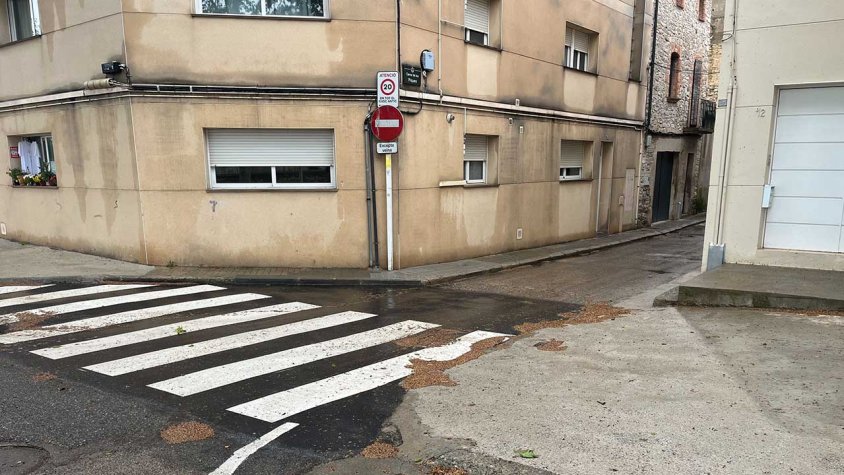 Un dels embornals que es repararà, després de la pluja del passat divendres
