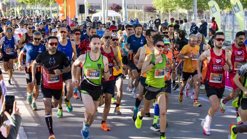 Imatge d'arxiu de la sortida de la Mitja Marató de Tàrrega