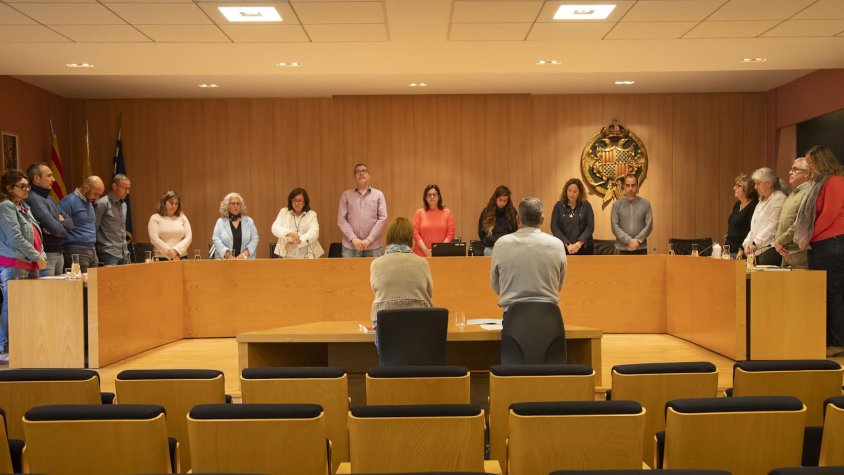 Minut de silenci en memòria de Xavier García