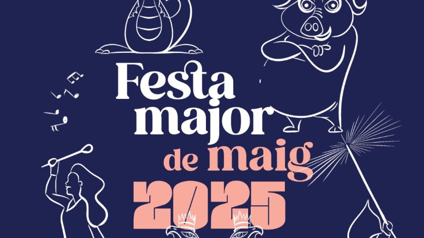 Portada de la revista dedicada a la Festa Major de Maig
