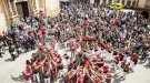 Èxit de la primera diada castellera de la Festa Major de Maig de Tàrrega 