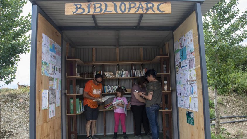 El biblioparc va ser inaugurat el passat 26 d’abril